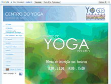 Tablet Screenshot of centroyogarato.com